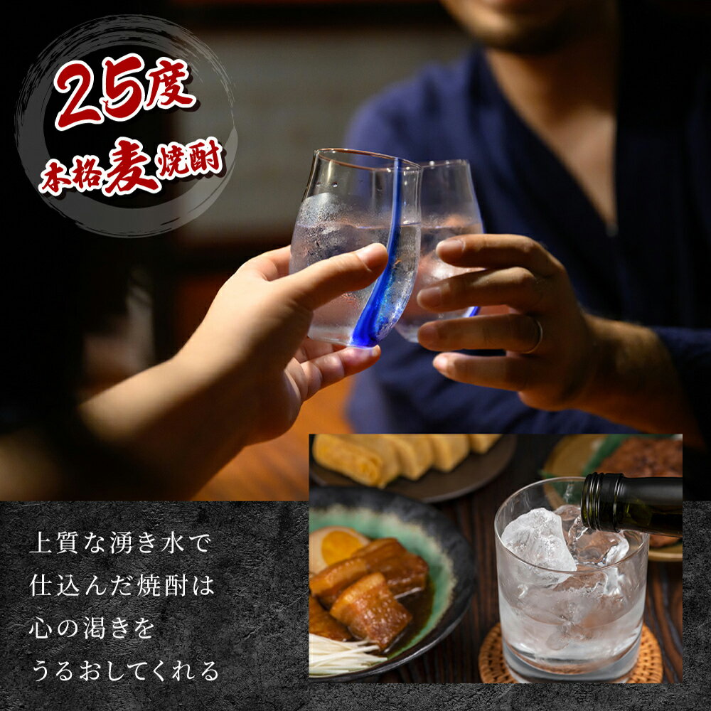 【ふるさと納税】【毎月数量限定】麦樫樽貯蔵 百薬の長4本セット (720ml×4本)【KU188】