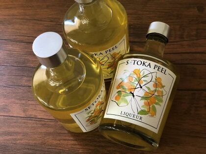 串間産せとか果皮を使用したリキュール　SETOKA PEEL LIQUEUR 41％ 500ML【XSELQ】父の日におすすめ