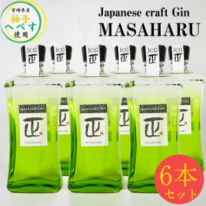 【ふるさと納税】Japanese craft Gin MASAHARU ジン6本＜8-7＞ジャパニーズクラフトジン やまや蒸留所