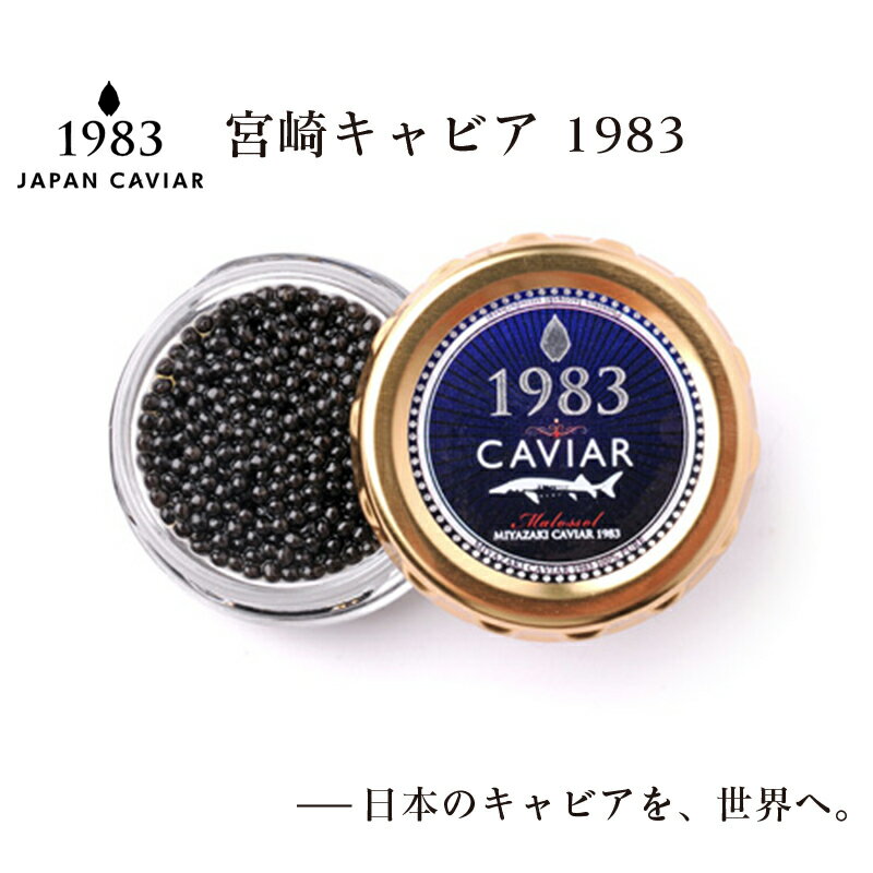 【ふるさと納税】定期便『MIYAZAKI CAVIAR 1983』20g×12ヶ月＜48-1＞1年定期便 国産 キャビア