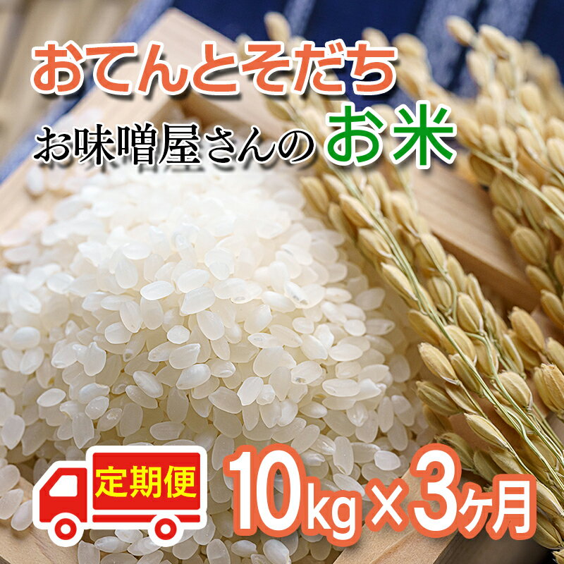 『定期便』「おてんとそだち」(10kg×3ヶ月) ふるさと納税 宮崎 西都市産 米