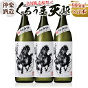 【ふるさと納税】くろうま天駆 麦焼酎 900ml×3本