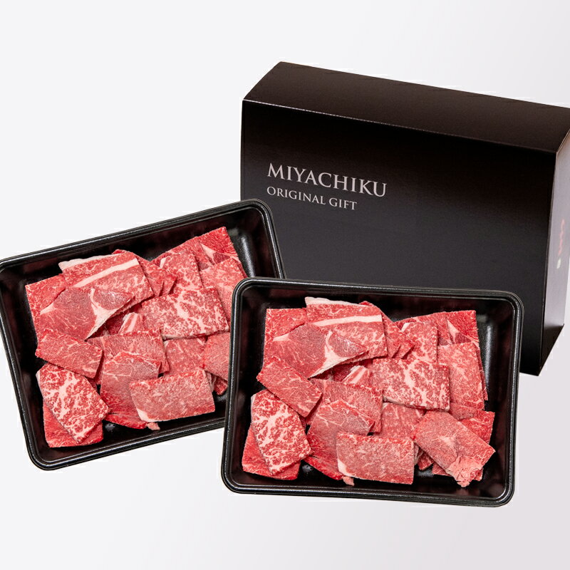 【ふるさと納税】「宮崎牛」訳あり 切り落とし焼肉用1kg（500g×2）「数量限定」宮崎牛 焼肉 黒毛和牛 宮崎県 西都市 牛 肉 牛肉 BBQ 国産 ミヤチク ＜1.9-17＞