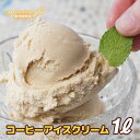 【ふるさと納税】『morino-fu』コーヒーアイスクリーム「ファミリーサイズ」1L