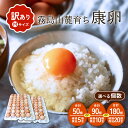 【ふるさと納税】【内容量/発送月 選べる】卵【わけあり】霧島山麓育ち こだわり卵 康卵 Mサイズ計 50個(45個 + 割れ保証 5個) 計 90個(80個 +...