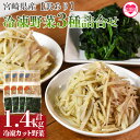 【ふるさと納税】<【訳あり】冷凍野菜3種詰め合わせ 合計1.4kg(ささがきごぼう・千切りごぼう・ほうれん草)>宮崎県産 カット野菜 小分け 国産 九州産 ゴボ...