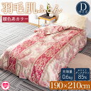 【ふるさと納税】<羽毛肌ふとん ダブルサイズ 暖色限定 ダウンケット ホワイトダックダウン85%フェザー15% 充填量 0.6kg> ダウンパワー300dp以上...
