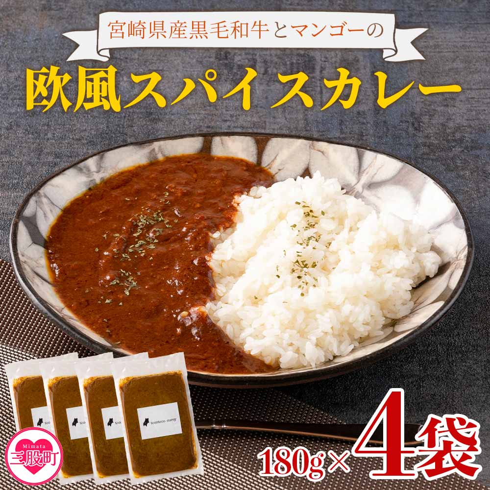 [108時間煮込んだカレー 冷凍真空パック 4P×180g]個包装 小分け セット カレー Curry 惣菜 おかず 真空パック レトルトカレー 牛肉 国産 ビーフカレー ご家庭用 ギフト プレゼント[MI228-tc][cafe食堂とことこ]