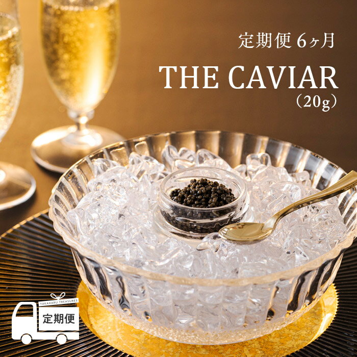 ≪定期便 6ヶ月≫『THE・CAVIAR（ザ・キャビア）』（20g）冷凍 養殖 高級 自社加工 湧き水 チョウザメ 宮崎県 送料無料 雄大な自然に恵まれる神話の町・高原町で霧島連山の地中深くから湧き出る良質な湧水育ち 故郷納税 156000円 15万円～16万円以下