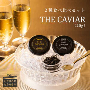 【ふるさと納税】『THE・CAVIAR（オシェトラ・バエリ）2種食べ比べセット』（合計20g） 冷凍 養殖 高級 自社加工 湧き水 チョウザメ 宮崎県 トップ　※送料無料 神話の町・高原町で霧島連山の地中深くから湧き出る良質な湧水育ち 故郷納税 36000円 4万円以下