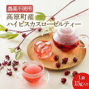 111位! 口コミ数「0件」評価「0」国産 ハイビスカスローゼルティー1袋(15g) 無農薬 農薬不使用 化学肥料不使用 乾燥予防 ビタミンC 南九州産 お茶 健康茶 ノンカフェイン 無添加 無着色 体内環境を整え肌質や血行改善 送料無料・・・