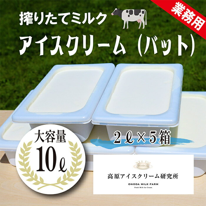 4位! 口コミ数「0件」評価「0」高原アイスクリーム研究所 搾りたてミルク 10L (2L×5ケース) 大容量バット入り コスパ・ボリューム満点 牛乳の美味しさ 宮崎県グルメ･･･ 