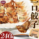 【ふるさと納税】<一口餃子 240個入り>※入金確認後、翌月末迄に順次出荷します。 ぎょうざ ギョウザ ギョーザ 点心 中華 惣菜 豚肉 鶏肉 野菜 キャベツ ...