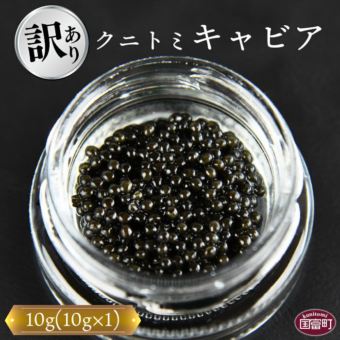 【ふるさと納税】【訳あり】＜クニトミキャビア 10g(10g×1)＞※入金確認後、翌月末迄に順次出荷します...