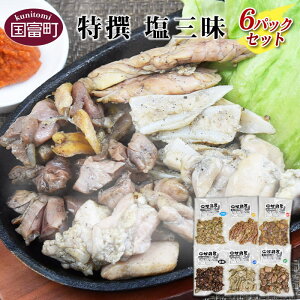 【ふるさと納税】<特撰 炭火焼塩三昧 6パックセット>※入金確認後、翌月末迄に順次出荷します 鶏肉 食べ比べ 宮崎地鶏 若どり なんこつ ハラミ砂肝 セセリ 宮崎地鶏屋 宮崎県 国富町 0014_mj【冷蔵】