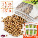 【ふるさと納税】<皮付きもち麦(ダイシモチ)300g×6袋>※入金確認後、翌月末迄に順次出荷します。 むぎ ムギ 穀物 食物繊維 三輪農園 ..