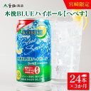 【ふるさと納税】【3か月定期便】雲海酒造 宮崎限定 木挽BLUE ハイボール へべす 350ml×24本(木挽ブルー) 木挽ブルー へべす 定期便 ハイボール ...
