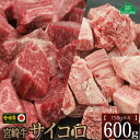 25位! 口コミ数「0件」評価「0」宮崎牛サイコロ600g(バラ150g×2・もも150g×2) 牛肉 カルビ 赤身 ウデ モモ 真空 冷凍 内閣総理大臣賞受賞 宮崎県産 送料･･･ 