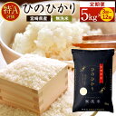 【ふるさと納税】 新米予約!【定期便】<令和7年産宮崎県産ヒノヒカリ(無洗米)1回5kg(チャック付き)>2025年11月上旬以降順次第1回目発送(12月は中旬頃) 定期便 3回 6回 12回 米 お米 新米 無洗米 宮崎県 高鍋町 送料無料 数量限定