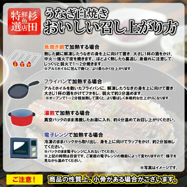 【ふるさと納税】<杉田鮮魚店特選 うなぎ白焼き> 150g前後×2尾(合計300g前後)※1か月以内に順次出荷します。ウナギ 鰻 山椒 杉田鮮魚店 宮崎県 高鍋町【冷凍】