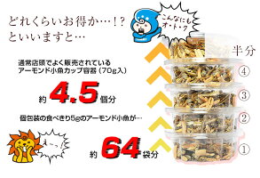 <今だけ増量!大人気!アーモンド小魚320g×6袋セット+鶏の炭火焼2袋>
