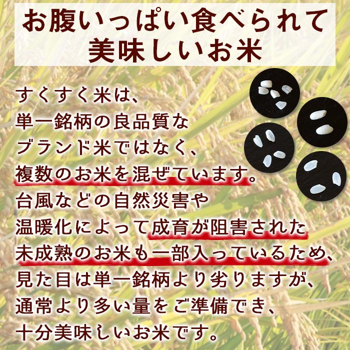 【ふるさと納税】＜生活応援 元気一杯すくすく米（5kg×3袋 計15kg）＞※入金確認後、翌月末迄に順次出荷します。未検査米 コメ 白米 ヤミー・フードラボ 宮崎県 高鍋町【常温】