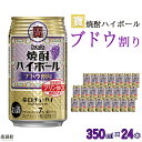 【ふるさと納税】＜宝 焼酎ハイボール ブドウ割り350ml×