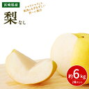 【ふるさと納税】予約受付<シャリシャリ梨セット 約6kg 宮...
