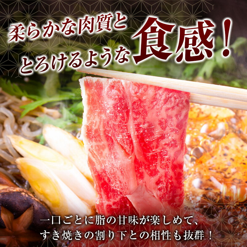 【ふるさと納税】＜肉質等級4等級以上＞黒毛和牛 霜降り スライス 計500g 牛肉 しゃぶしゃぶ すき焼き 国産 宮崎県産