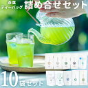 【ふるさと納税】宮崎日本茶専門店 日本茶詰合せ10本セット お茶 緑茶 ギフト お取り寄せ