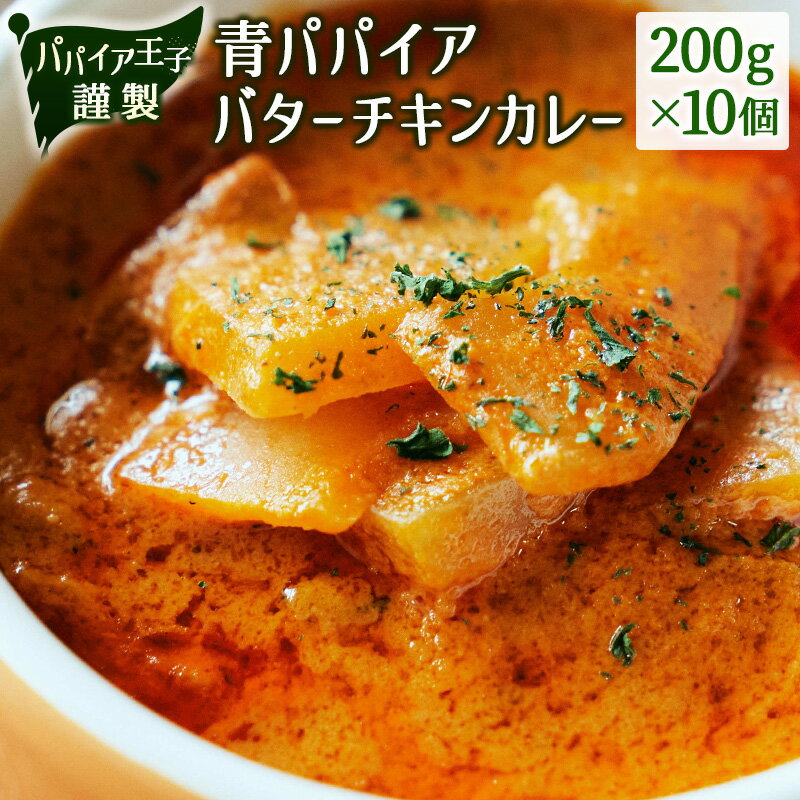 青パパイアバターチキンカレー 200g×10個