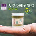 1位! 口コミ数「0件」評価「0」天空の柚子胡椒「青と青」35g×5本セット　宮崎県 西米良村