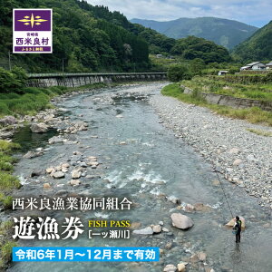 【ふるさと納税】西米良漁業協同組合 年間遊漁券(全魚種) 魚 川魚 遊漁 魚釣り 川釣り 釣り 鮎 アユ ヤマメ ニジマス 全魚種 アウトドア 九州 宮崎県 西米良村