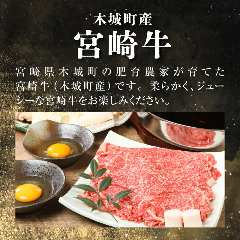 【ふるさと納税】宮崎牛和牛モモ肉すき焼き用300g - ブランド牛 国産牛肉 国産黒毛和牛 A4等級A5等級 綺麗な赤身 もも肉 和牛ブランド すきやき/しゃぶしゃぶ/冷しゃぶ モモスライス 脂肪分が少なくヘルシー 送料無料【宮崎県木城町】
