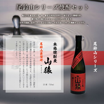 【ふるさと納税】＜焼酎尾鈴山（山猿2本）720ml＞ K08_0001 送料無料【宮崎県木城町】