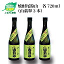 焼酎尾鈴山 山翡翠 720ml×3本 - 本格焼酎米 米焼酎 お酒 おしゃれ アルコール度数25度 米麹(はなかぐら) 米由来のほのかな甘み ほどよく厚みがありバランスの良い味わい 尾鈴山蒸留所 やませみ 送料無料 