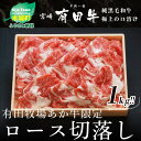 【ふるさと納税】<有田牧場あか牛限定ロース切落し1kg> K...