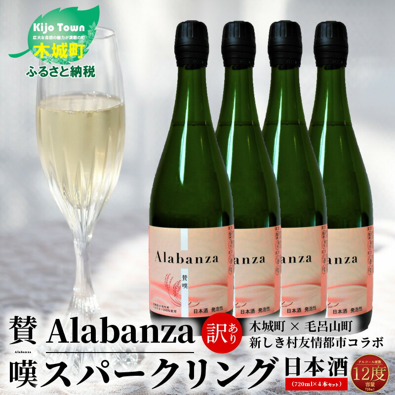 【ふるさと納税】【訳あり】スパークリング日本酒 「Alaba