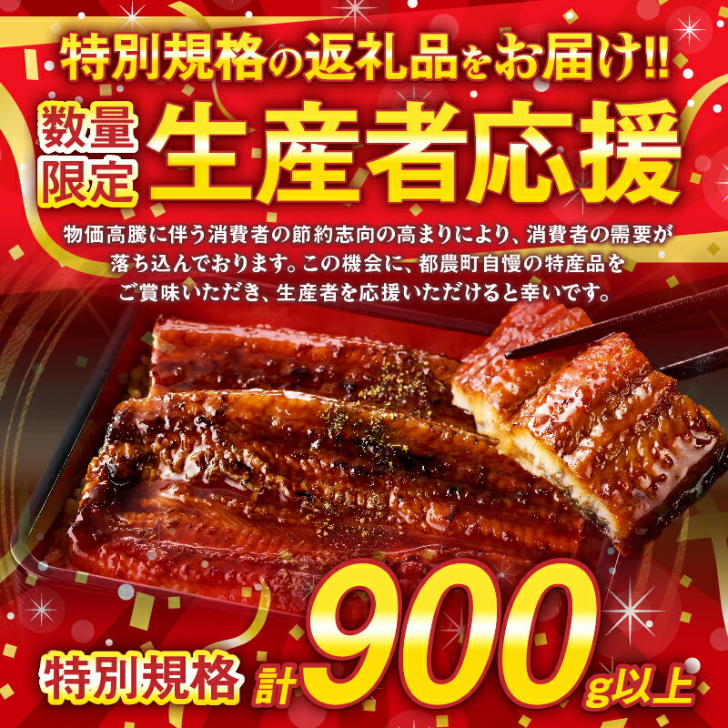 【ふるさと納税】【年内発送】【数量・期間限定 特別規格】≪内容量・発送時期が選べる≫ うなぎ 蒲焼 3尾 or 5尾 定期便 丑の日 国産 宮崎 うな重 うなぎ長焼 ひつまぶし 冬うなぎ 小分け 個包装 真空パック 人気 鰻楽 ギフト 贈り物 お歳暮 リピーター続出 都農町 送料無料