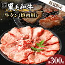 48位! 口コミ数「0件」評価「0」数量限定 希少 宮崎県産 黒毛和牛 牛タン 焼肉用 計300g 牛肉 国産 BBQ バーべキュー グルメ お取り寄せ 贈り物 ギフト 贅沢 ･･･ 