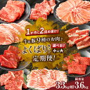 【ふるさと納税】定期便 \1か月に2回お届け!!/ 牛 豚 9種のお肉 よくばりセット 大・小 牛肉 豚肉 ビーフ ポーク 豚バラ 国産 食品 黒毛和牛 おかず...