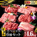 【ふるさと納税】6か月 お楽しみ 定期便 宮崎牛 スペシャル 6種 セット 総重量4.6kg 肉 牛肉 国産 A4 スライス すき…