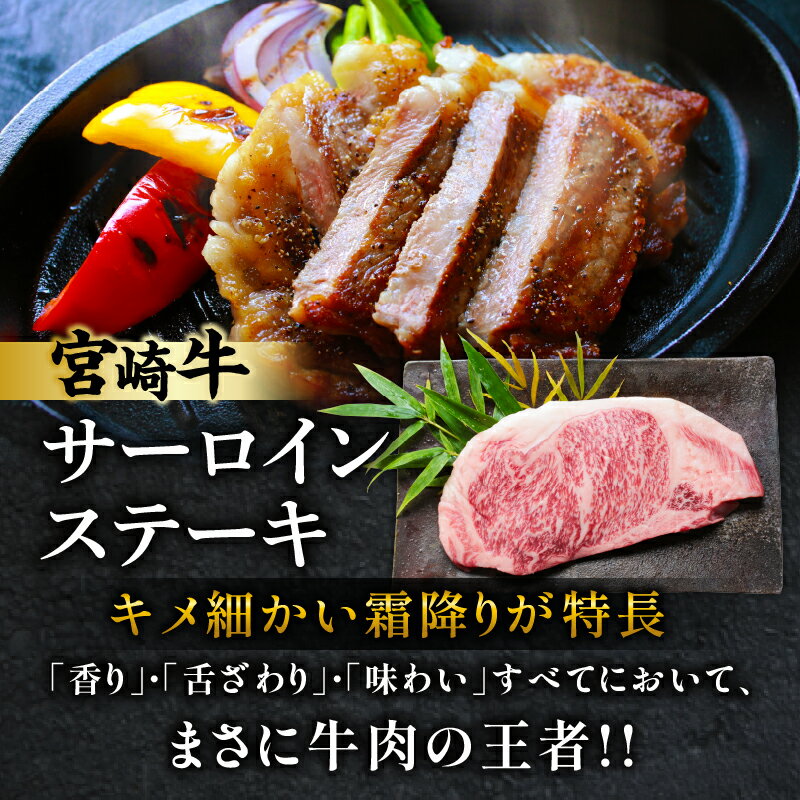 【ふるさと納税】宮崎牛 サーロイン ステーキ ＆ 肩(ウデ) すき焼き用 セット 合計500g 肉 牛肉 国産 A4 スライス 牛丼 肉じゃが 焼肉 しゃぶしゃぶ ブランド牛 おかず 晩ご飯 ご褒美 贅沢 お取り寄せ グルメ 宮崎県 都農町 送料無料