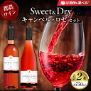 39位! 口コミ数「5件」評価「4.8」【定期便も選べる】贅沢 都農ワイン Sweet & Dry キャンベル ・ ロゼ 2本 セット 酒 飲料 アルコール 国産 飲み比べ 赤ワイン ぶどう 甘口 辛口 食前酒 食中酒 ご褒美 パーティー ・・・