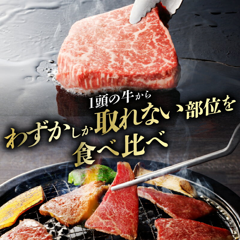 【ふるさと納税】【2週間以内発送】希少部位のヒレ！！ 訳あり 宮崎県産 黒毛和牛 (経産牛) ヒレステーキ ＆ 牛ヒレ 焼肉用 合計420g 肉 牛肉 ステーキ 希少 赤身肉 真空パック 小分け 個別包装 国産 食品 おすすめ ご褒美 お祝い ディナー おかず 宮崎県 都農町 送料無料