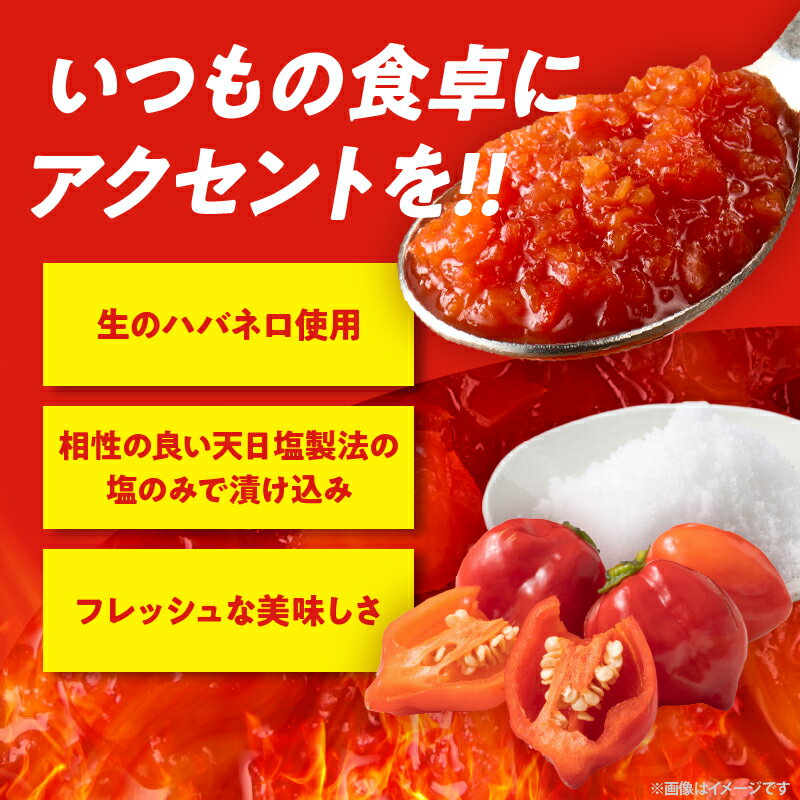 【ふるさと納税】【内容量が選べる】FRESH HABANERO ハバネロ 塩漬け 唐辛子 スパイス 香辛料 調味料 自家製 フレッシュ 辛い 激辛 ポテトサラダ ボロネーゼ チキンソテー お肉料理 おすそ分け 加工食品 人気 おすすめ 隠し味 ギフト 宮崎県 都農町 送料無料