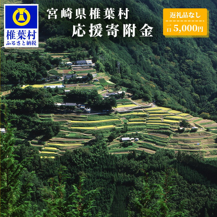 10位! 口コミ数「0件」評価「0」【返礼品なしの寄附】宮崎県椎葉村（1口：5,000円）