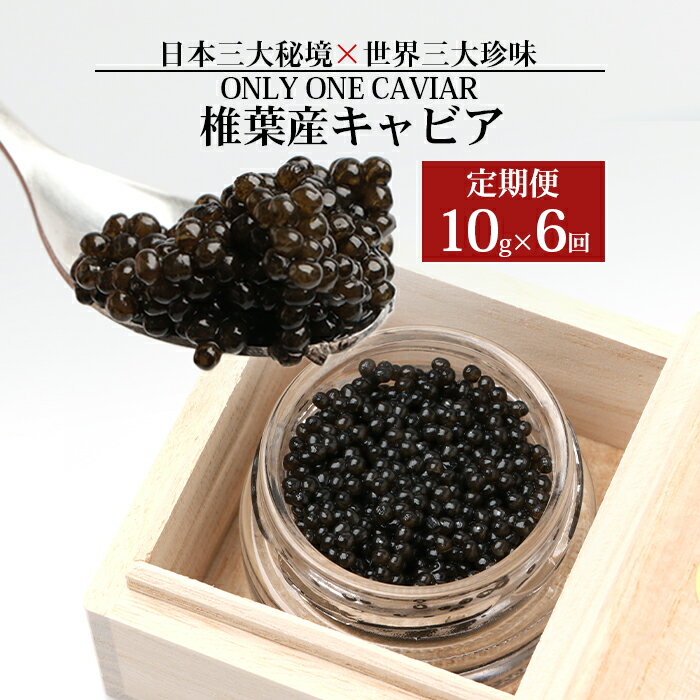 [定期便][桐箱入り][ギフト][6ヶ月 10g×6回]HEIKE CAVIAR 椎葉産 キャビア 60g [宮崎県 椎葉村] チョウザメ [世界三大珍味×日本三大秘境]