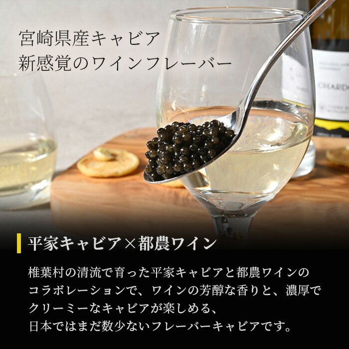 【ふるさと納税】【世界三大珍味×日本三大秘境】HEIKE CAVIAR ワインキャビア 20g【産地直送】【簡易包装】