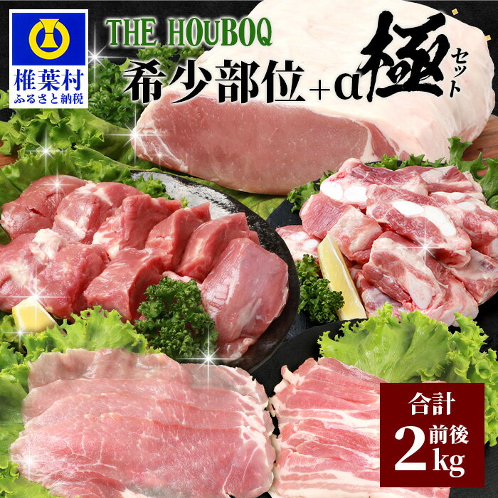 【ふるさと納税】HB-93 THE HOUBOQ 豚肉希少部位＋α極セット【スペアリブ・軟骨・ヒレ・ロースブロック・バラしゃぶ・モモスライス】